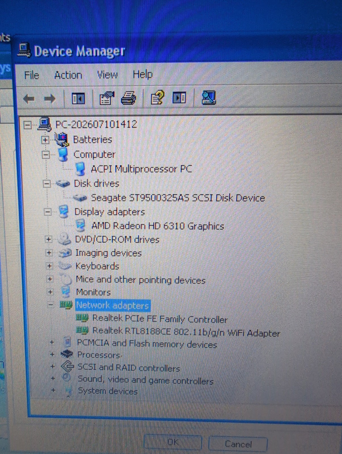 🎸 HP 2000 Notebook PC 15.6in Laptop AMD E-350 CPU/4GB RAM/500GB HDD /Win XP