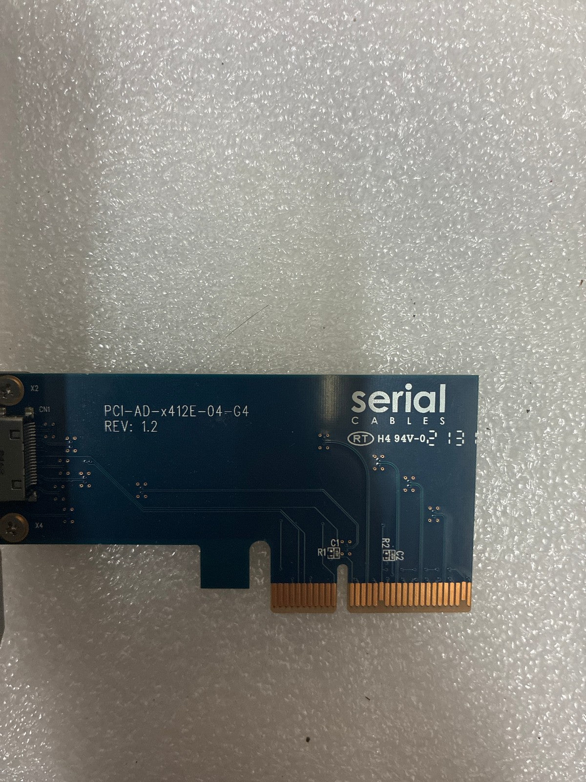🔥 Serial Cables PCI-AD-x412E-04-G4 PCIe x4 Gen4 to SFF-8654 Host Adapter