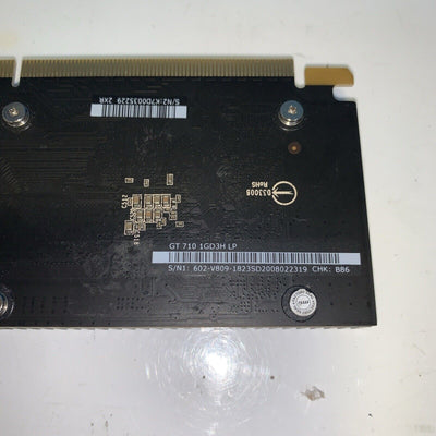 MSI GeForce GT 710 1GB GDDR3 DVI/HDMI/VGA PCIe Full Height SILENT Graphics Card