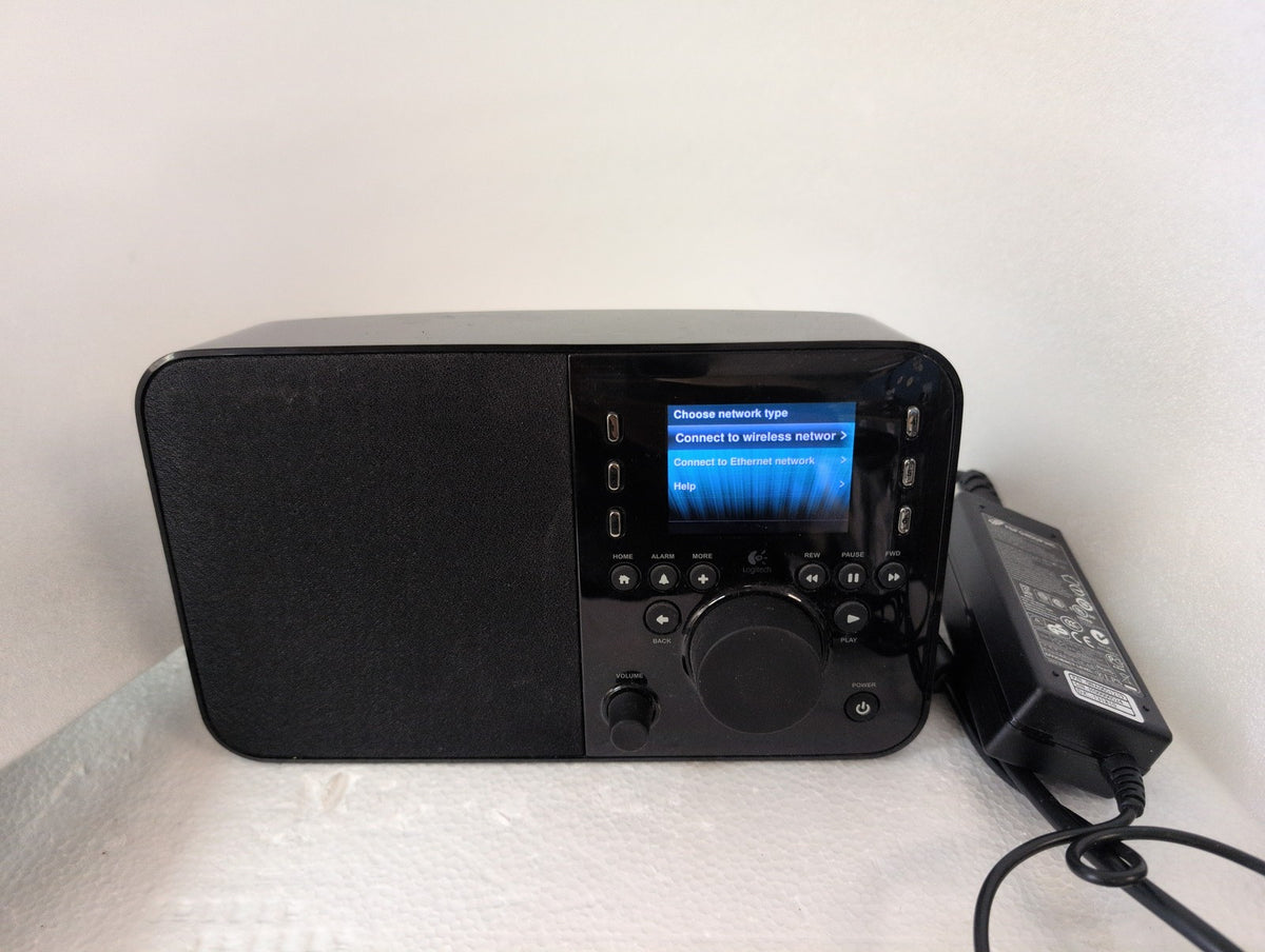 🎸 Logitech Squeezebox Radio X-R0001 Wi-Fi Internet Radio Color LCD Black