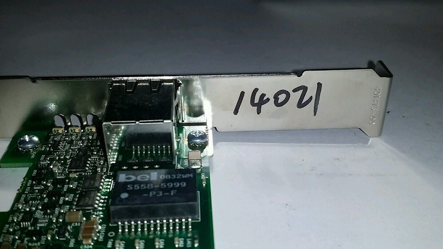 Lot of 2 Dell HF692 PCI-e Gigabit Broadcom 5721 Single Port NIC Card @@@