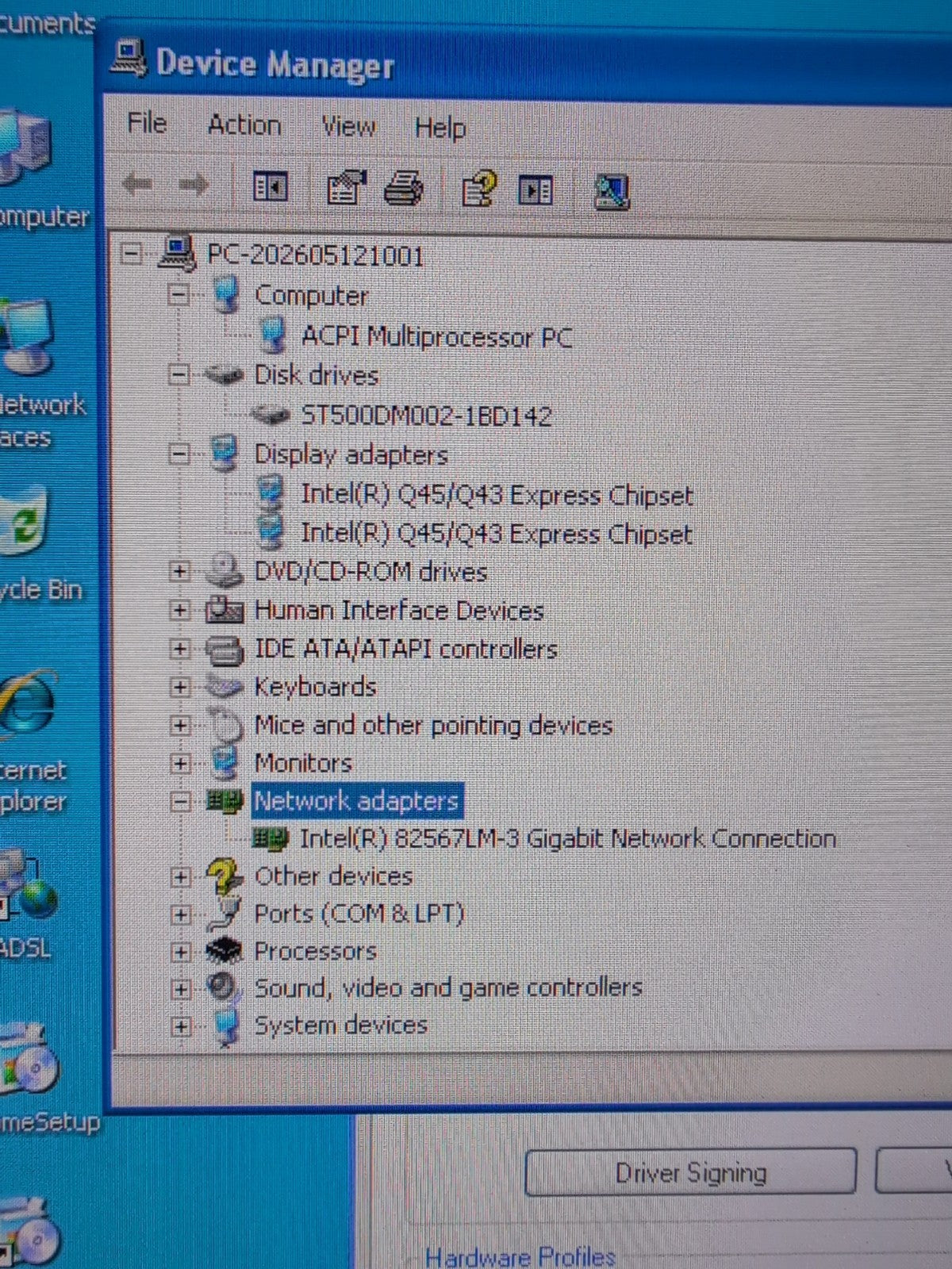 🔥 HP Compaq Elite 8000 SFF PC  Core 2 Duo E8400 /4GB Ram/ 500GB HDD/ Win XP -