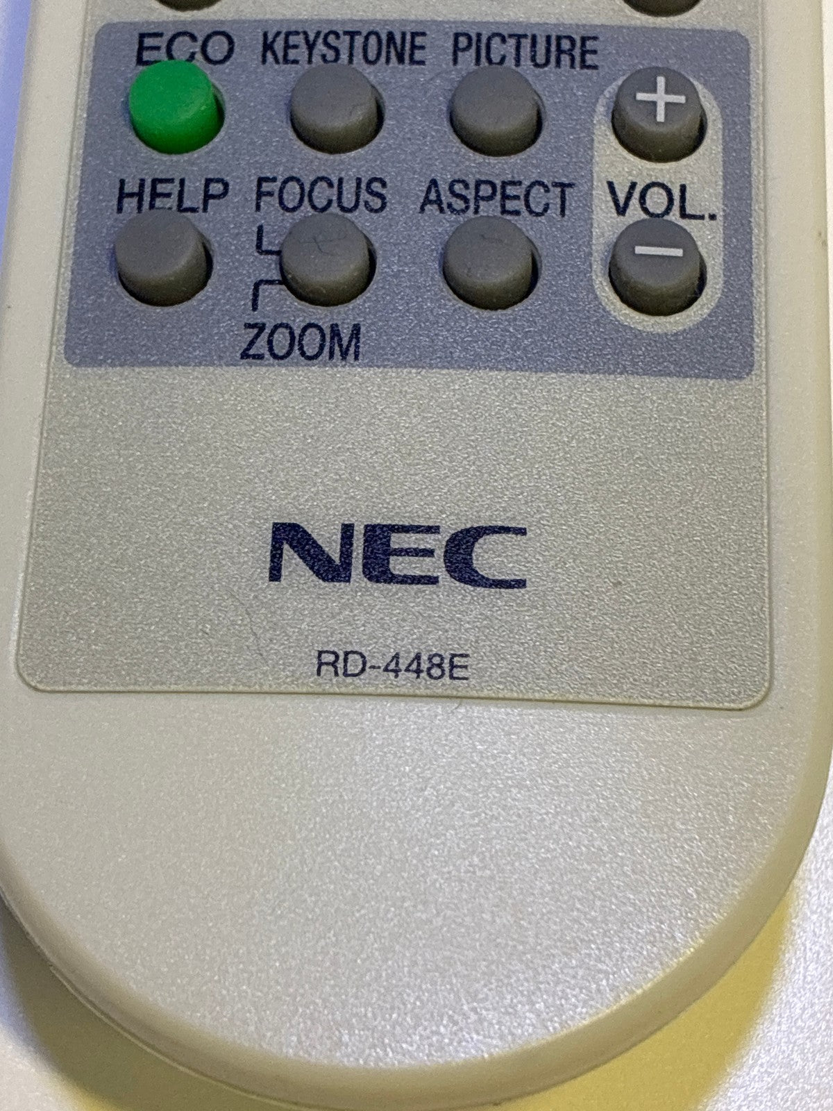 🔥 NEC RD-448E Projector Remote Control White/Gray for NEC Projectors HDMI USB