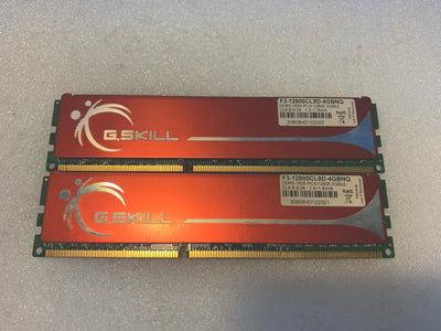 G.SKILL 4GB (2x2GB) DDR3-1600 PC3-12800 CL9 Desktop RAM F3-12800CL9D-4GBNQ