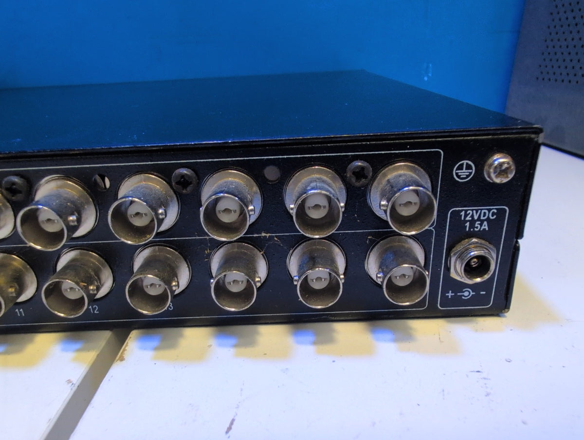 🎸 Robot DMV96Q Color Duplex Multiplexer 16-Channel CCTV Video Switcher NTSC