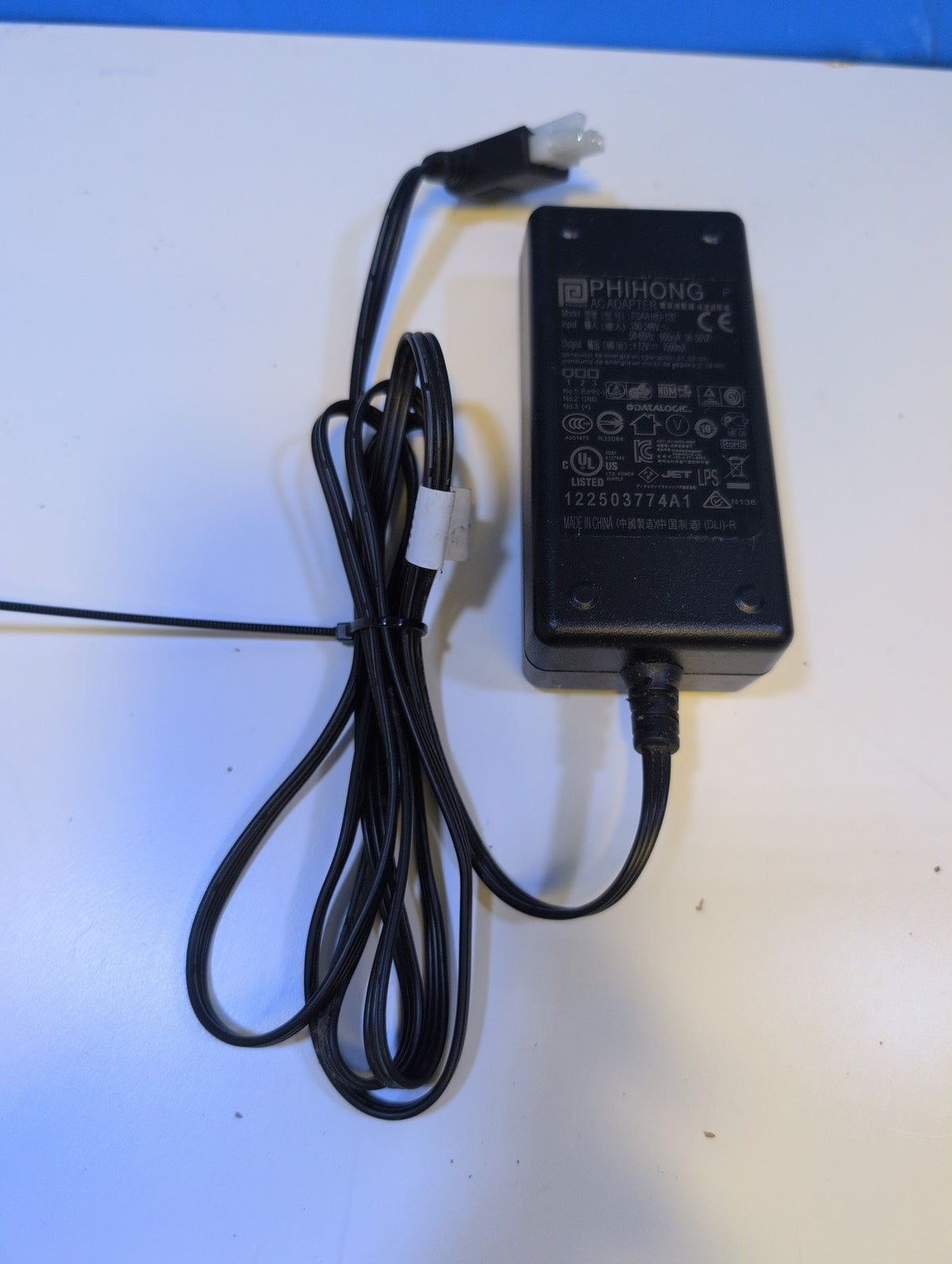 🎸 Phihong PSAA18U-120 12V 1500mA AC Adapter for Datalogic Scanner 8300RD Tested