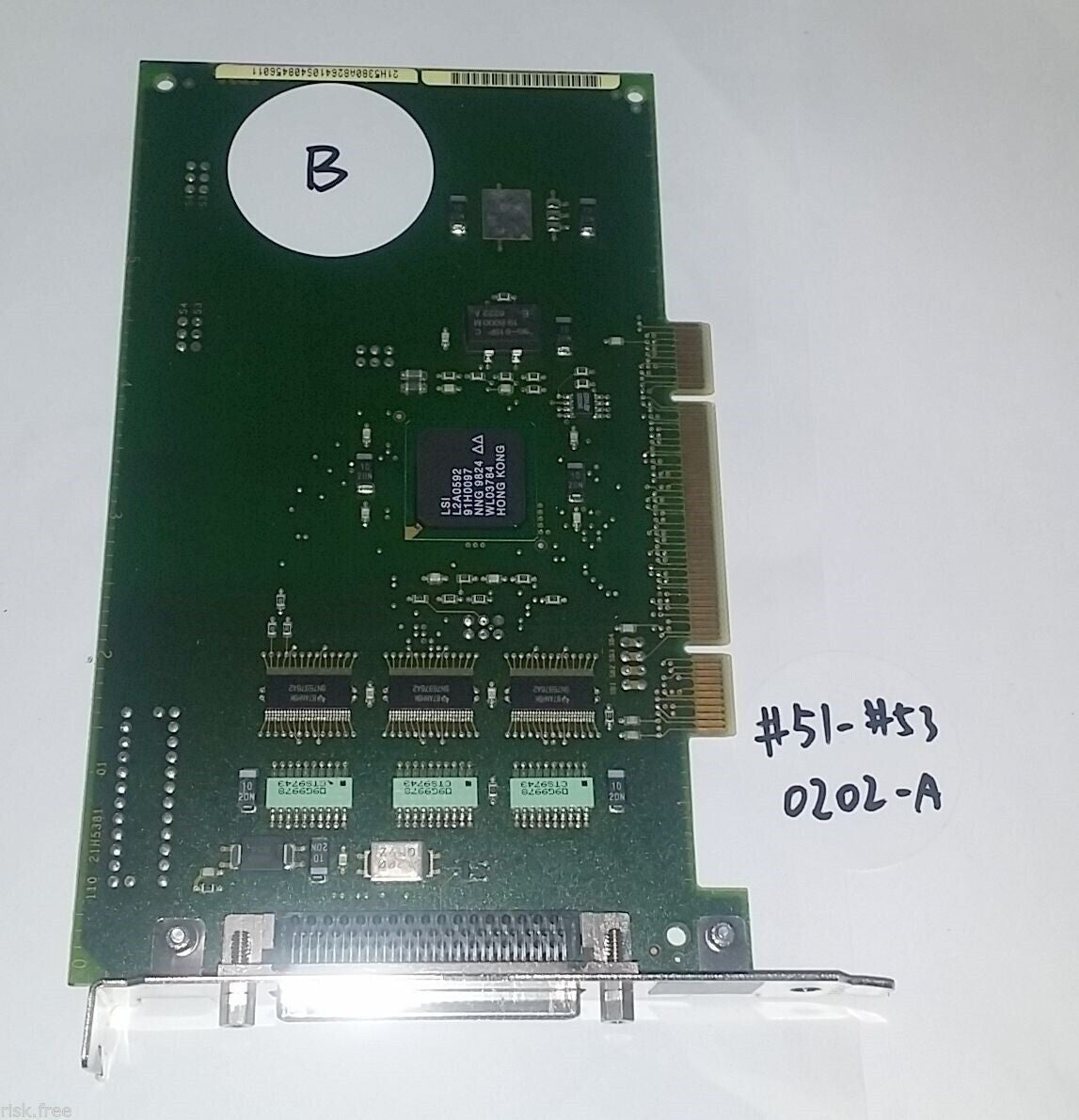  IBM AS/400 PCI External Tape Adapter 21H5380 21H5381 ZINCO 110 - 21H5380