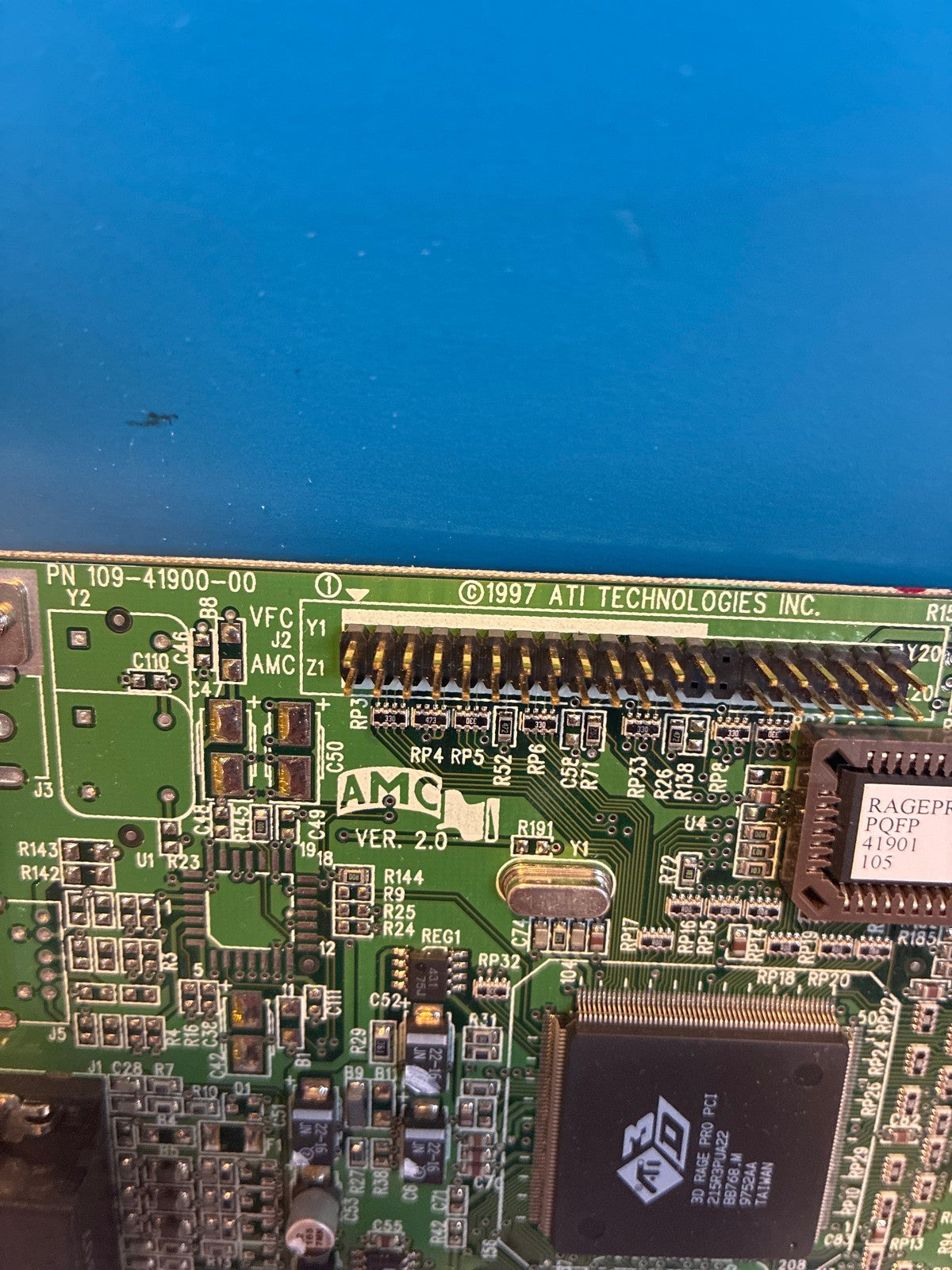 🔥 ATI 3D Rage Pro PCI Video Card 109-41900-00 with AMC Daughterboard VGA