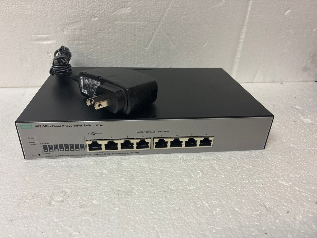 🔥 HPE OfficeConnect 1820 J9979A 8-Port Gigabit PoE+ Desktop Switch