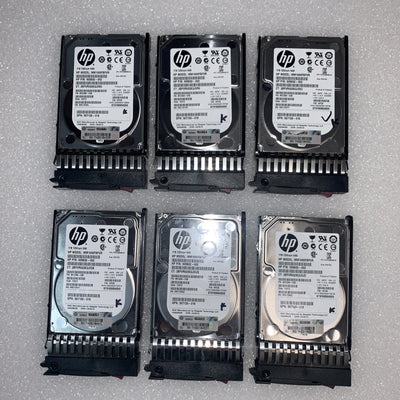 (6x) HP 1TB 7.2K 64M SAS 2.5" HD MM1000FBFVR 605832-002 606020-001 (1000+ days)