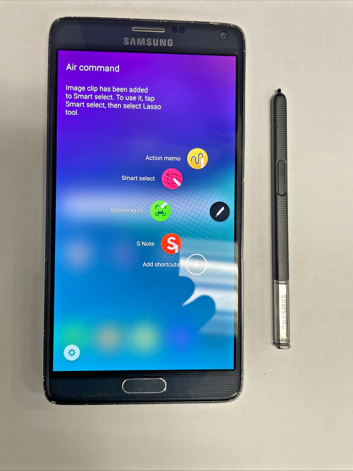 ( carrier: Telus ) Galaxy  note 4 32G   SM-N910W8 SmartPhone Tested