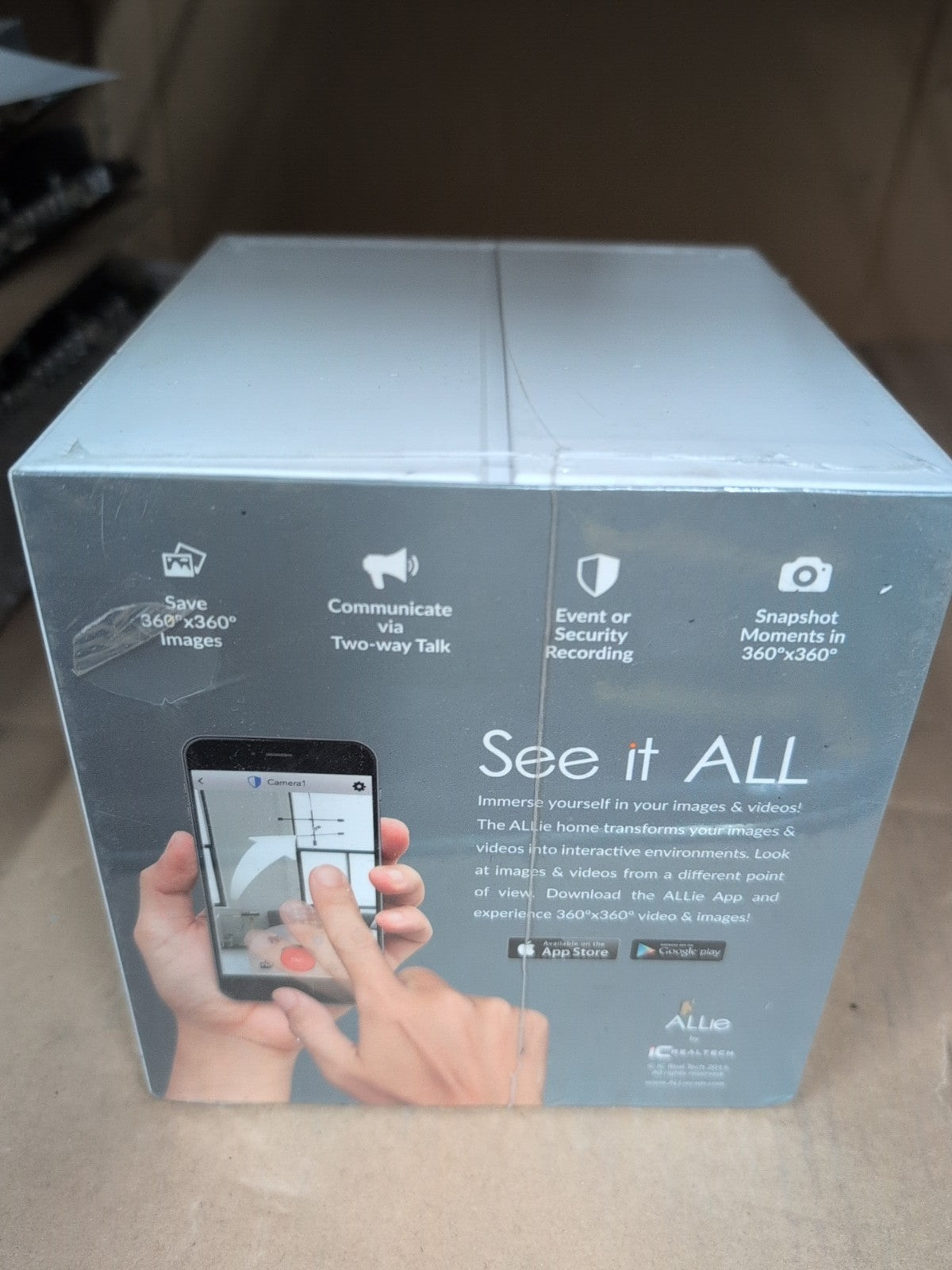 🔥 Brand New ALLie Home 360 x 360 Interactive Camera Webcam AHW10-