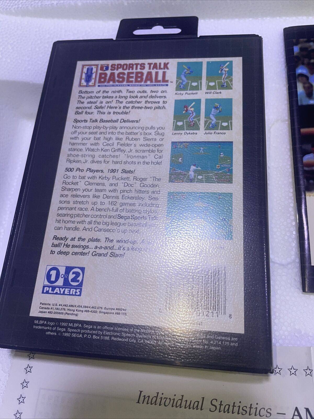 (Nice condition) Sports Talk Baseball Sega Genesis Complete with  manual