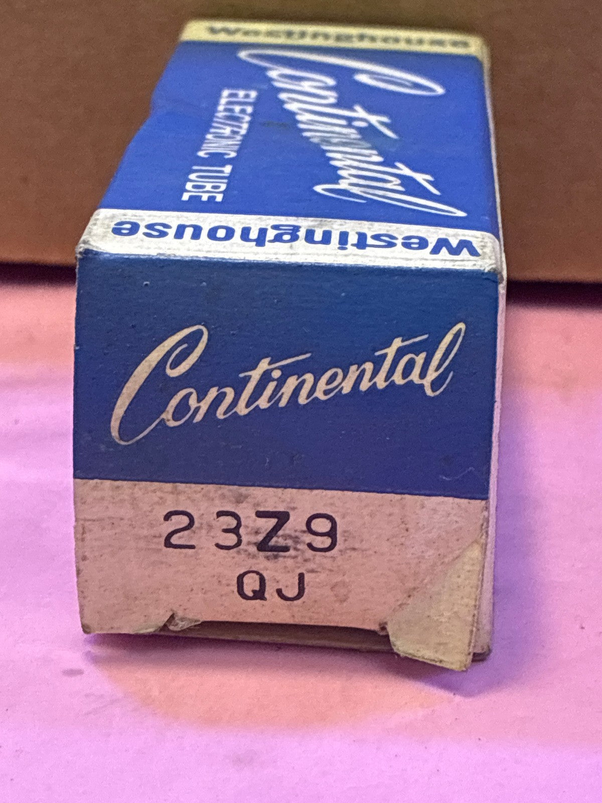 🔥 Westinghouse Continental 23Z9 QJ Vacuum Tube NOS in Original Box