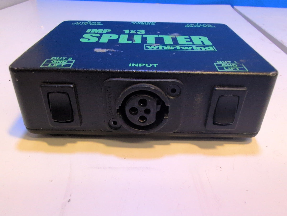 🎸 Whirlwind IMP 1x3 Mic/Line Isolated XLR Splitter with Ground Lift Switches