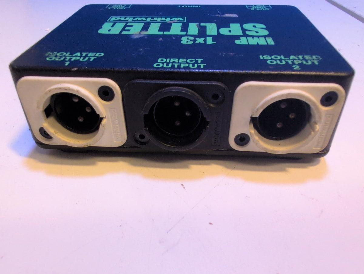 🎸 Whirlwind IMP 1x3 Mic/Line Isolated XLR Splitter with Ground Lift Switches