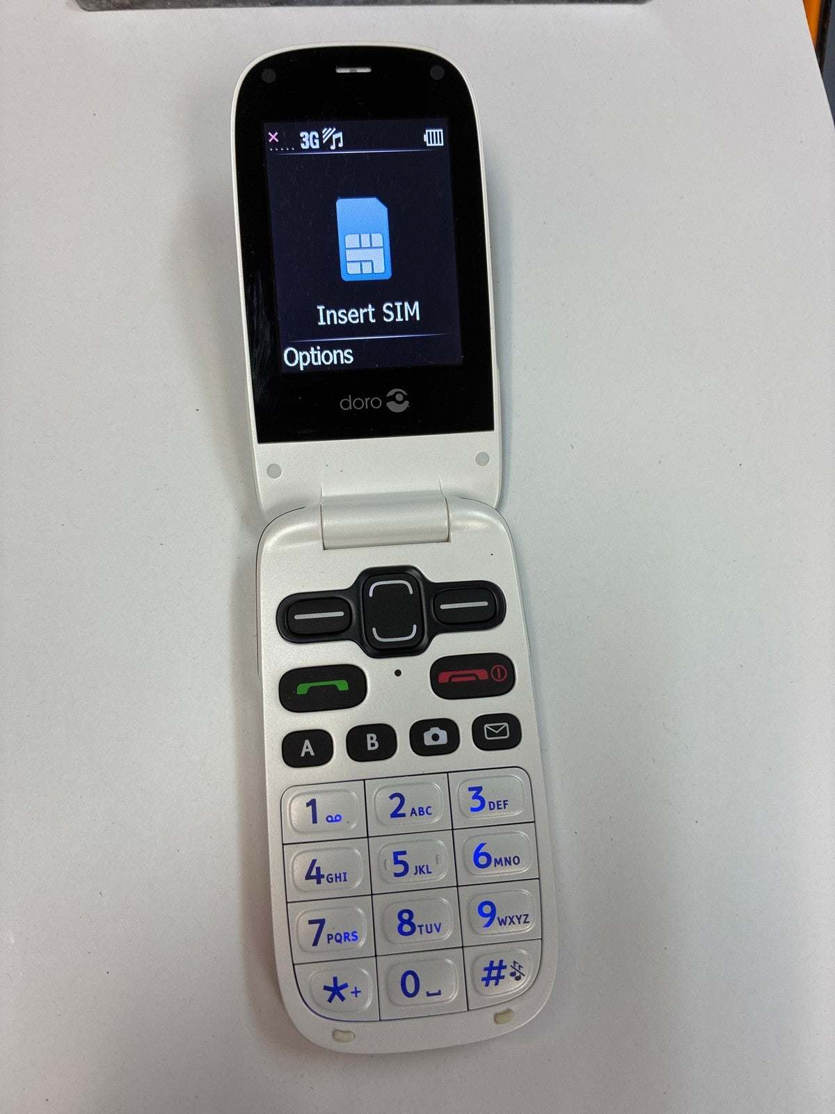 🔥 Doro PhoneEasy 620 Flip Phone Graphite Senior Mobile 3G No Contract