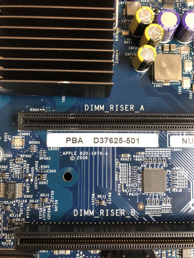 +Apple Mac Pro A1186 Motherboard D37625-501 820-1976-A W/2x Xeon 2.00GHz CPU