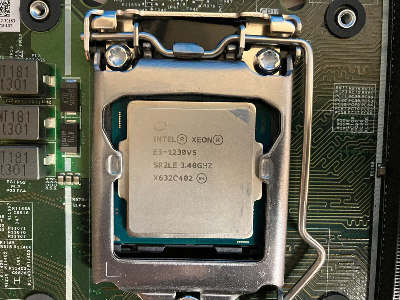 ~Dell PowerEdge 0FGCC7 LGA1151 Motherboard W/ XEON E3-1230V5+ 0C11DD Remote Card