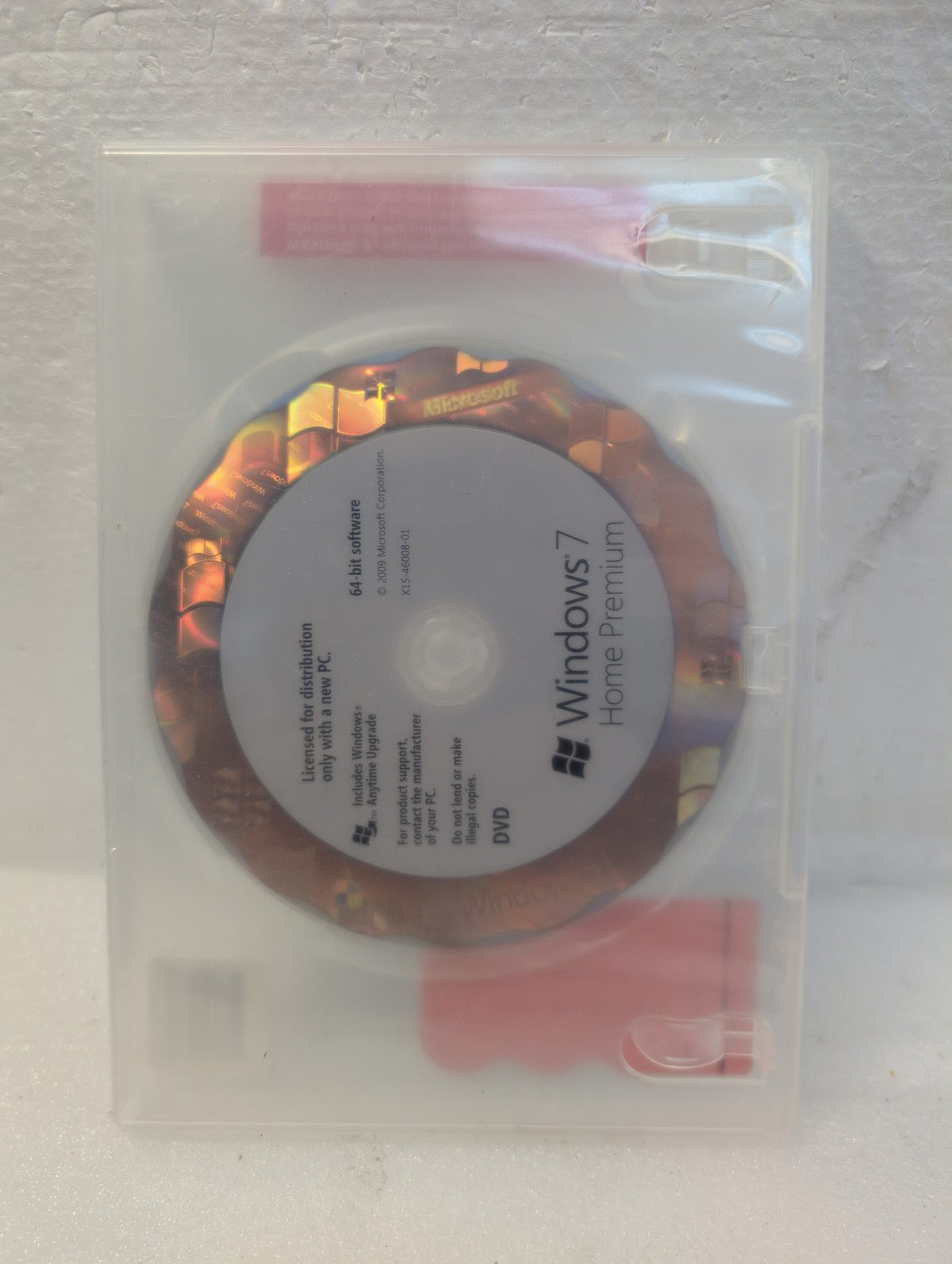 🎸 Microsoft Windows 7 Home Premium 64-bit OEM DVD Builder X15-46008-01 With COA
