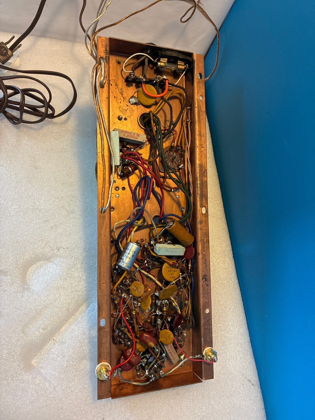 🔥 Motorola HS-8330 Vintage Vacuum Tube Amplifier Chassis Parts Restoration