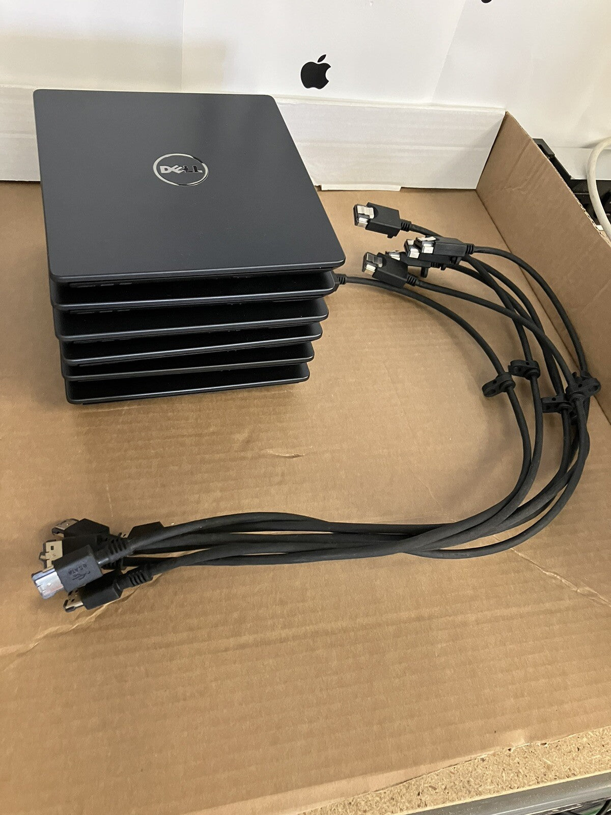 1 x Dell K01B Laptop Computer External DVD-RW Optical Drive w/ eSATA Cable