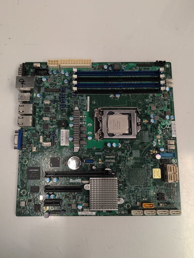 Supermicro X11SSL-nF Intel C232 LGA 1151 DDR4 Server Motherboard W/ E3-1230 V6 -