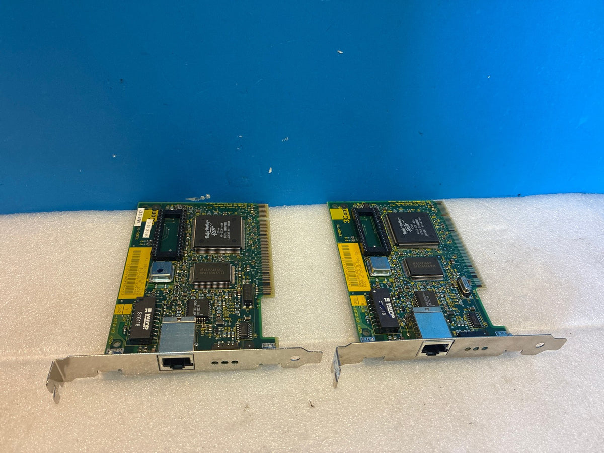 🔥 3Com 3C905-TX Fast EtherLink XL PCI Ethernet Adapter - Lot of 2
