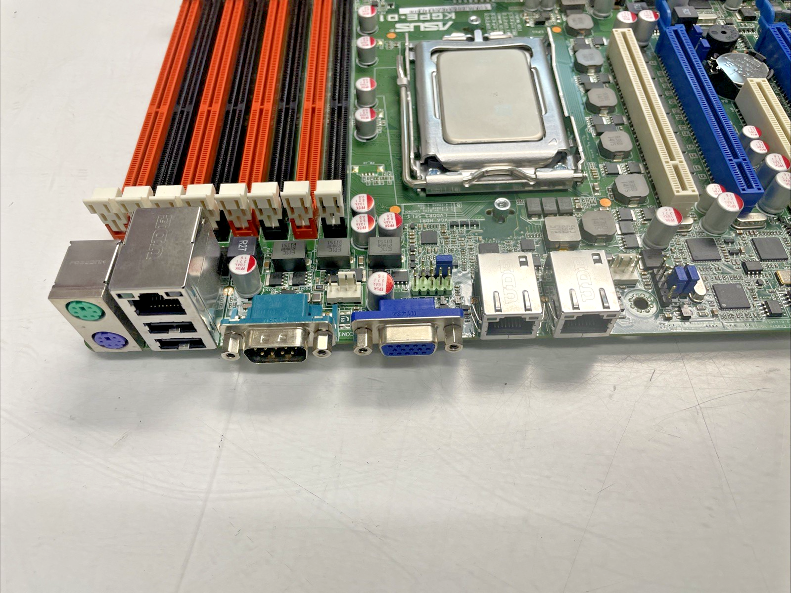 🔥 ASUS KGPE-D16 G34 Motherboard w/ 1x AMD Opteron 6172+ IO Shield  +