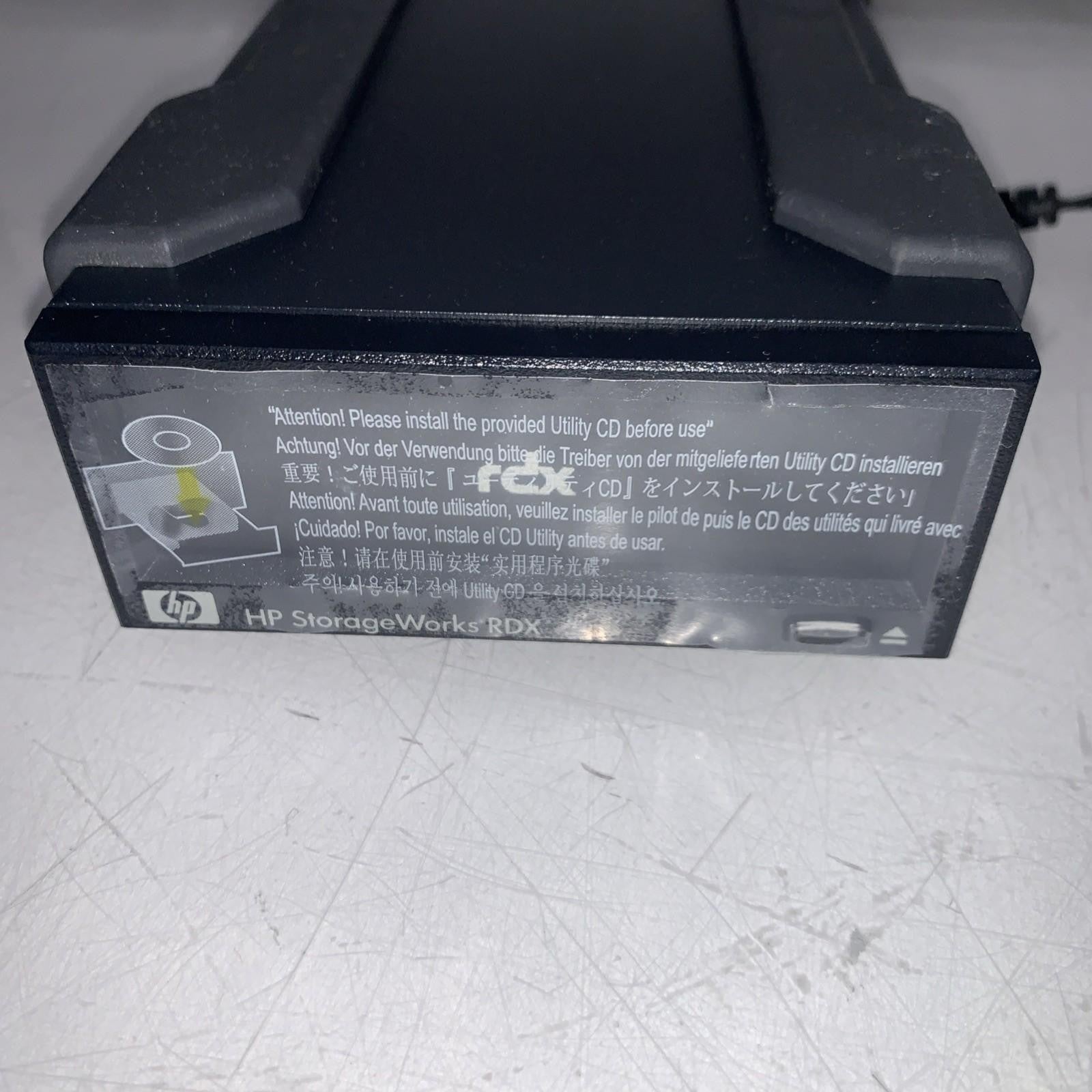 Hewlett Packard Enterprise HPE RDX 1000e External Removable Disk Backup drive