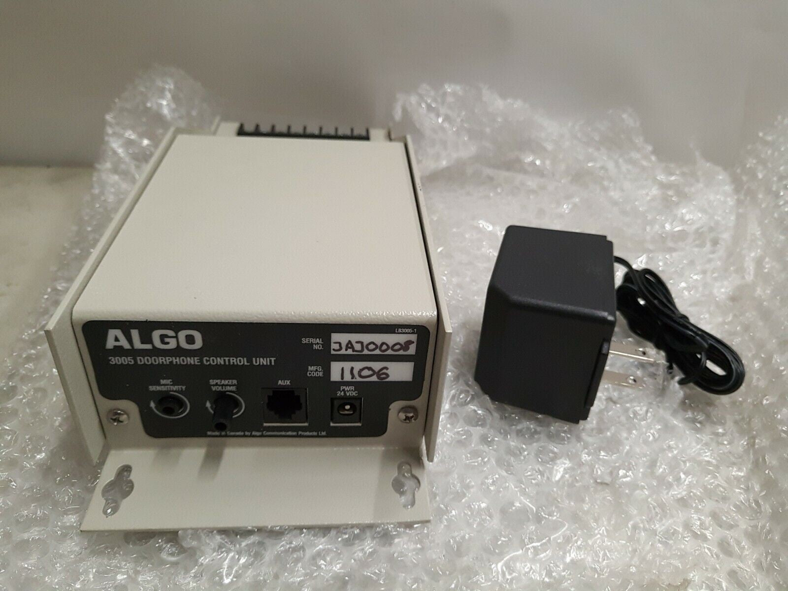 - (GRADE A) 6x Algo 3005 Doorphone Control Unit With AC Adapter