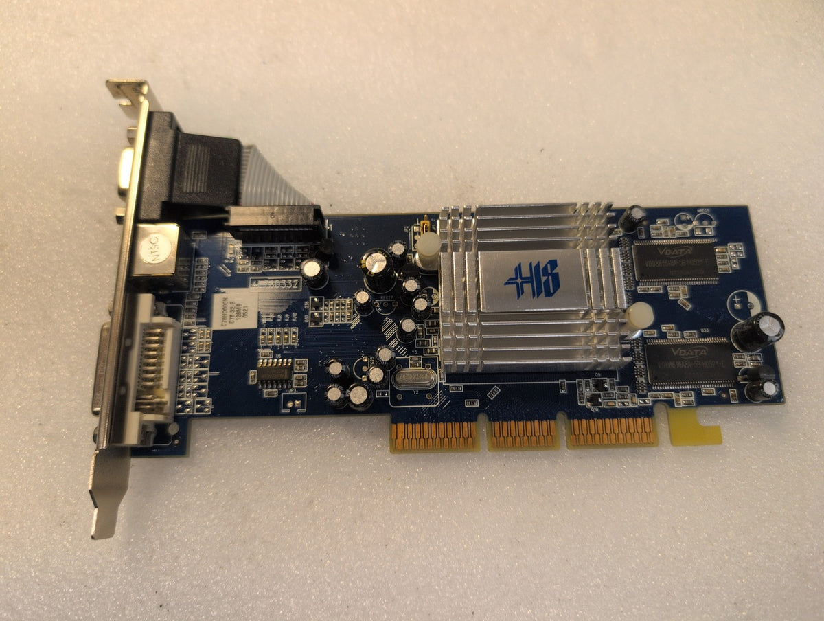 🎸 HIS Radeon 9250 C78H0600N 128MB DDR 64-bit AGP Graphics Card VGA DVI S-Video