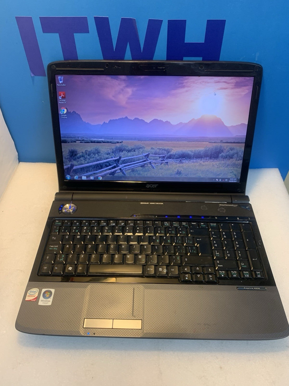 🔥 Acer Aspire 6930 16"  Laptop Dual Core 4Gb 320GB Hdmi Win 7 Home -Read