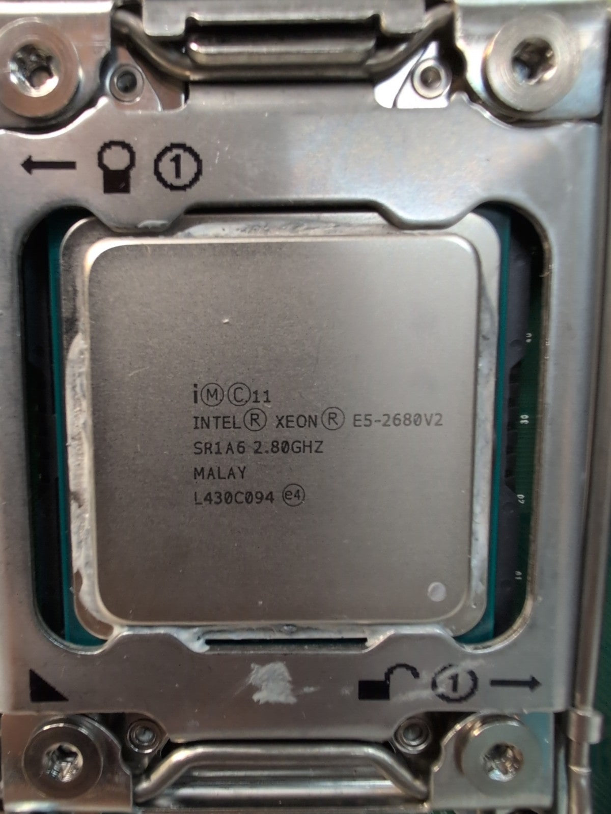 DELL 4T3JF XWDCF 46R5M PowerEdge R620 Server Motherboard With 2x E5-2680 V2 CPU-
