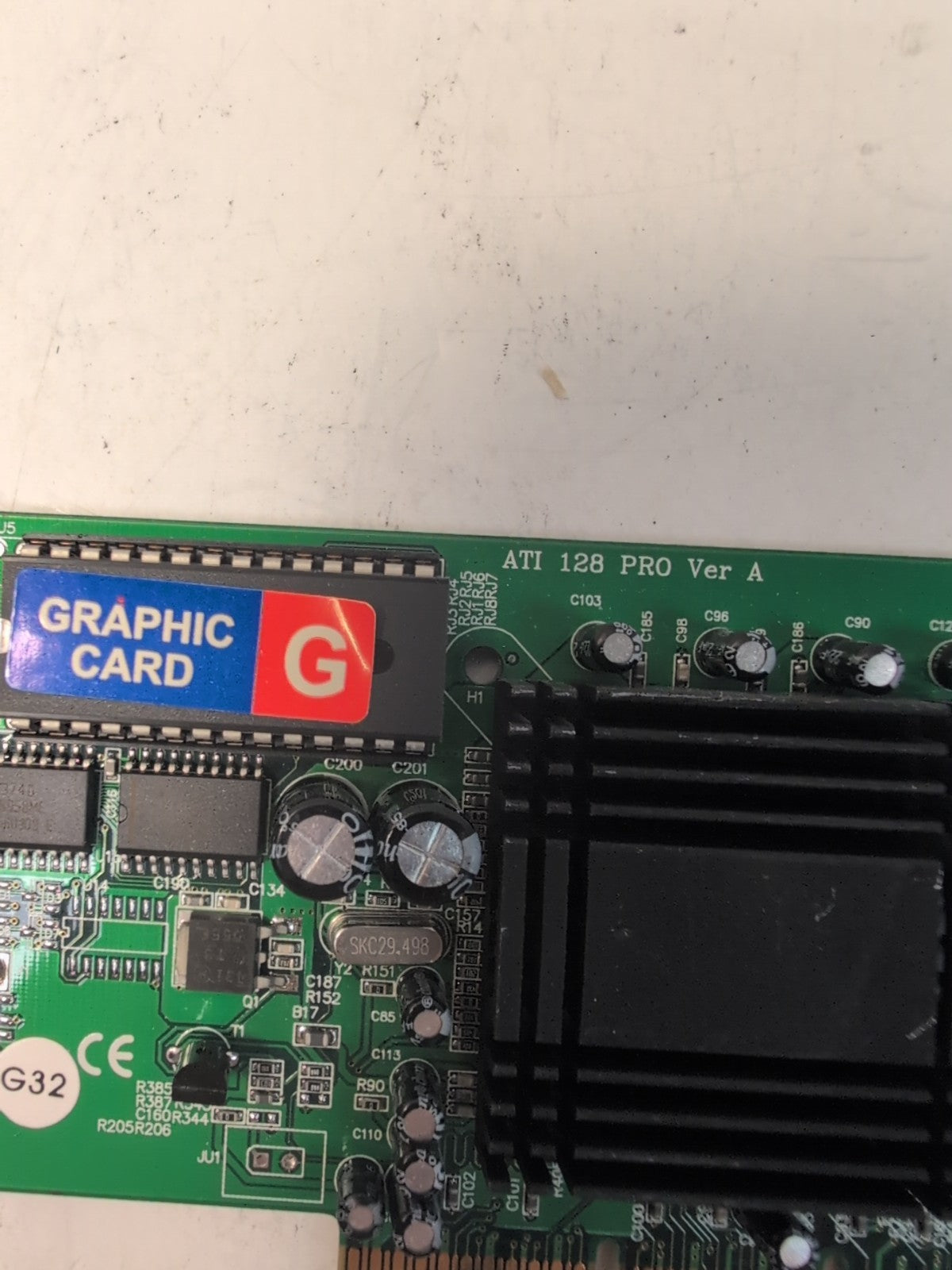 🔥 ATI 128 PRO 32MB VGA INTERFACE AGP GRAPHICS CARD -