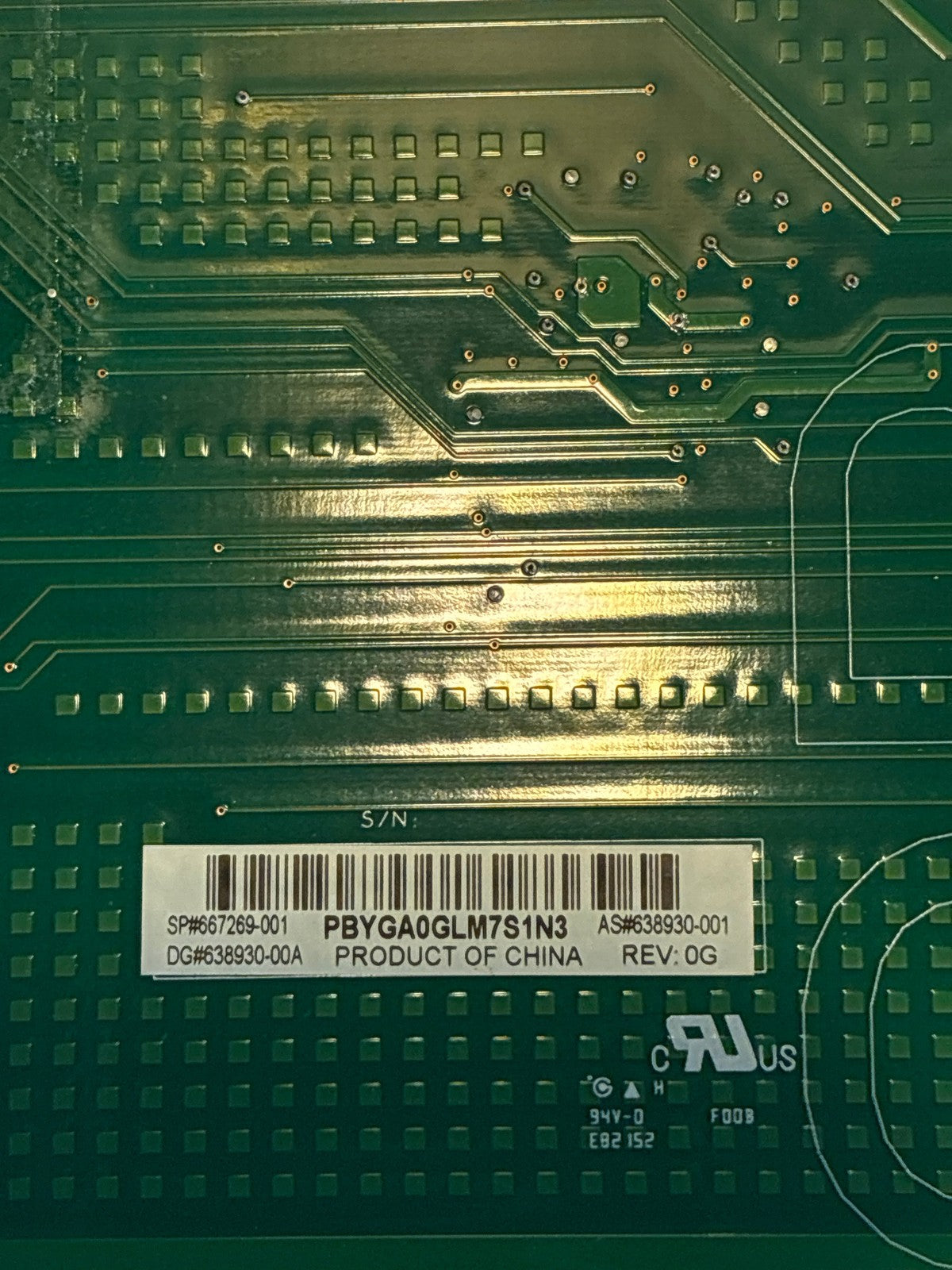 🔥 HP 638930-001 Server Memory Mezzanine Board PBYGA0GLM7S1N3 667269-001
