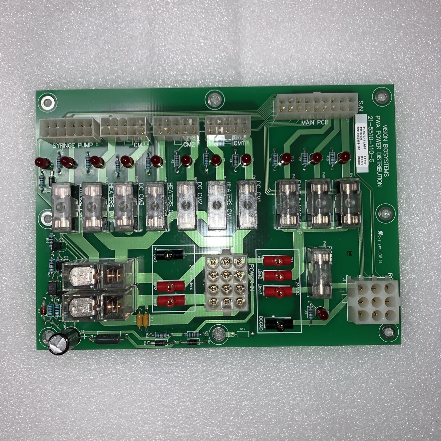 🔥 VISION BIOSYSTEMS PWA POWER DISTRIBUTION 21-5510-110-G