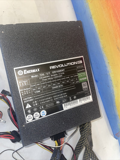 ENERMAX REVOLUTION 85+ ERV1050EWT 1050W POWER SUPPLY