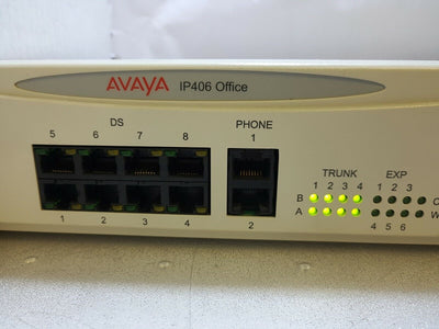 - AVAYA IP406 OFFICE DS V2 MU-LAW-PCS  Phone System Voicemail Controller w/AC