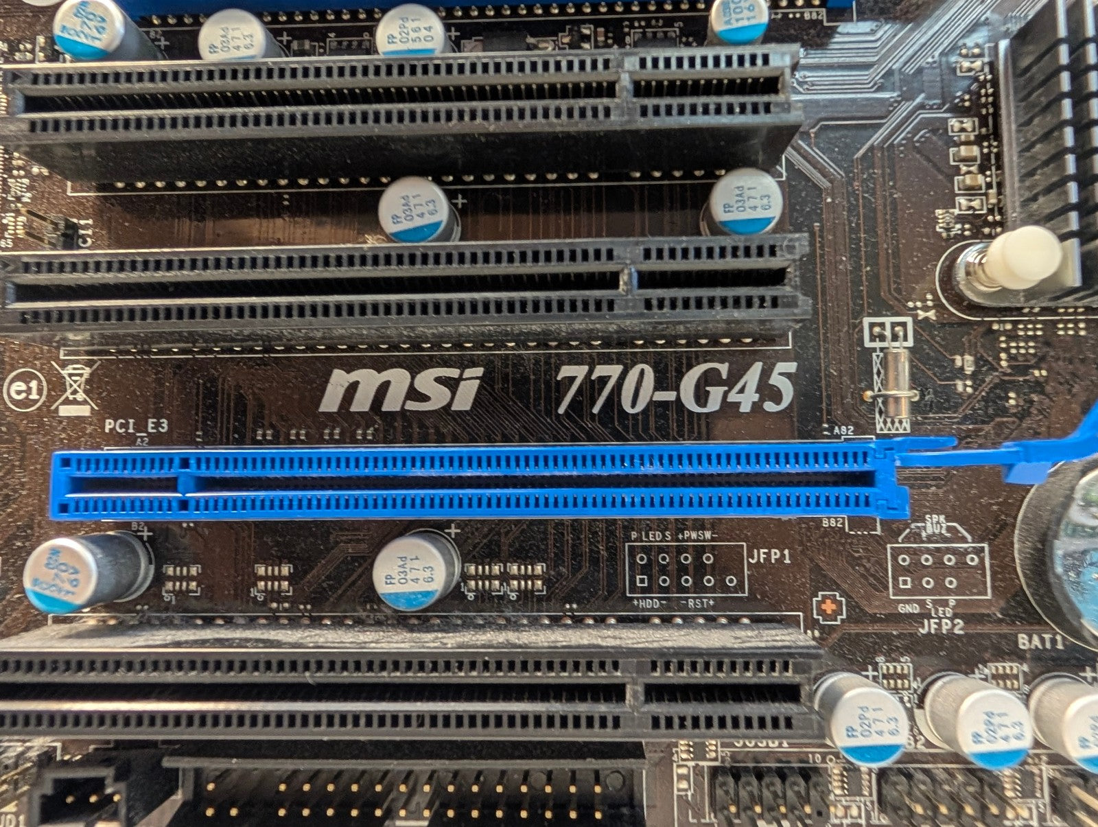 MSI 770-G45 AM3 ATX Motherboard MS-7599 Ver 2.0 DDR3 with I/O Shield -