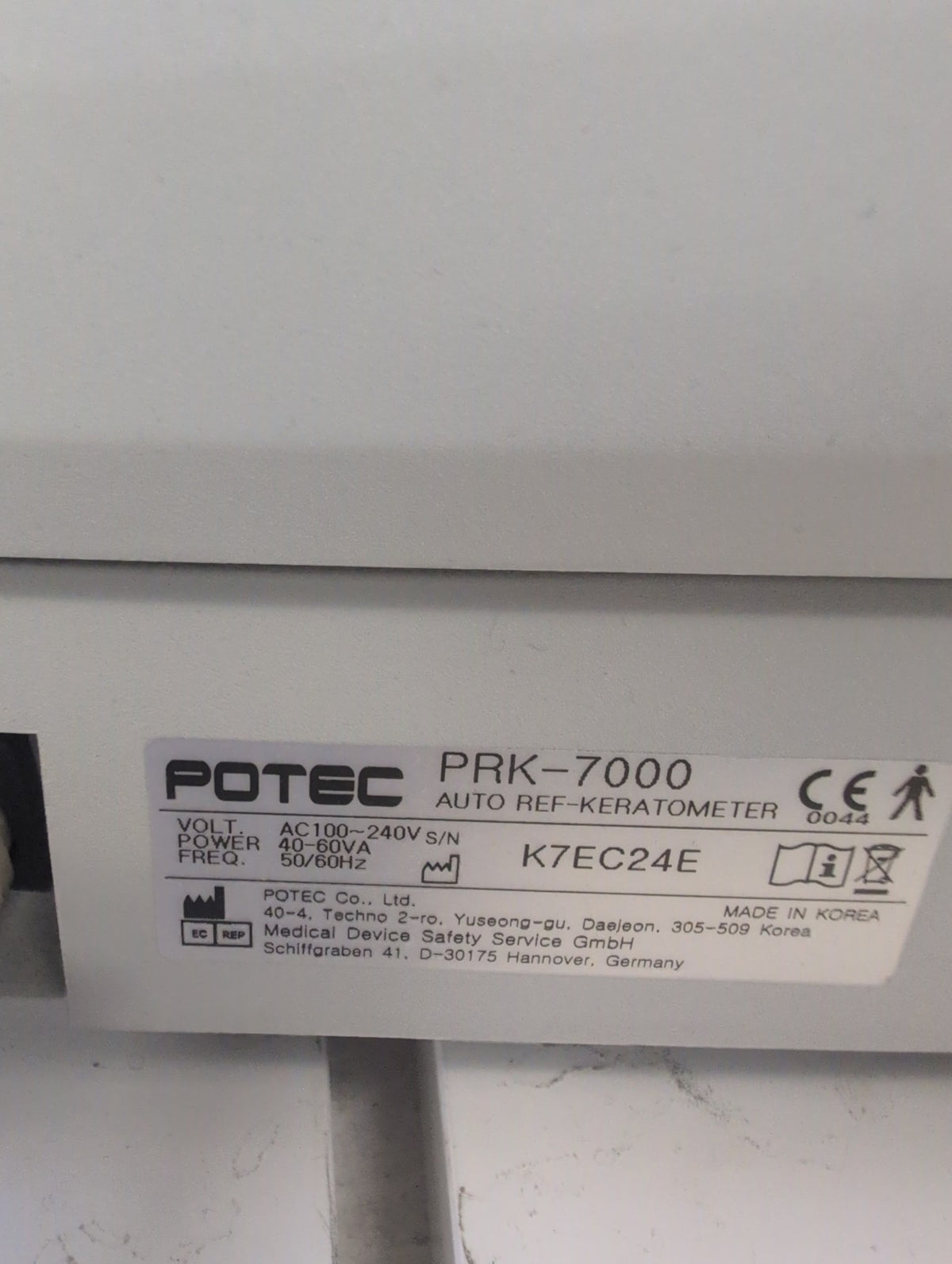 🎸 Potec PRK-7000 Auto Ref-Keratometer Ophthalmic Diagnostic Instrument