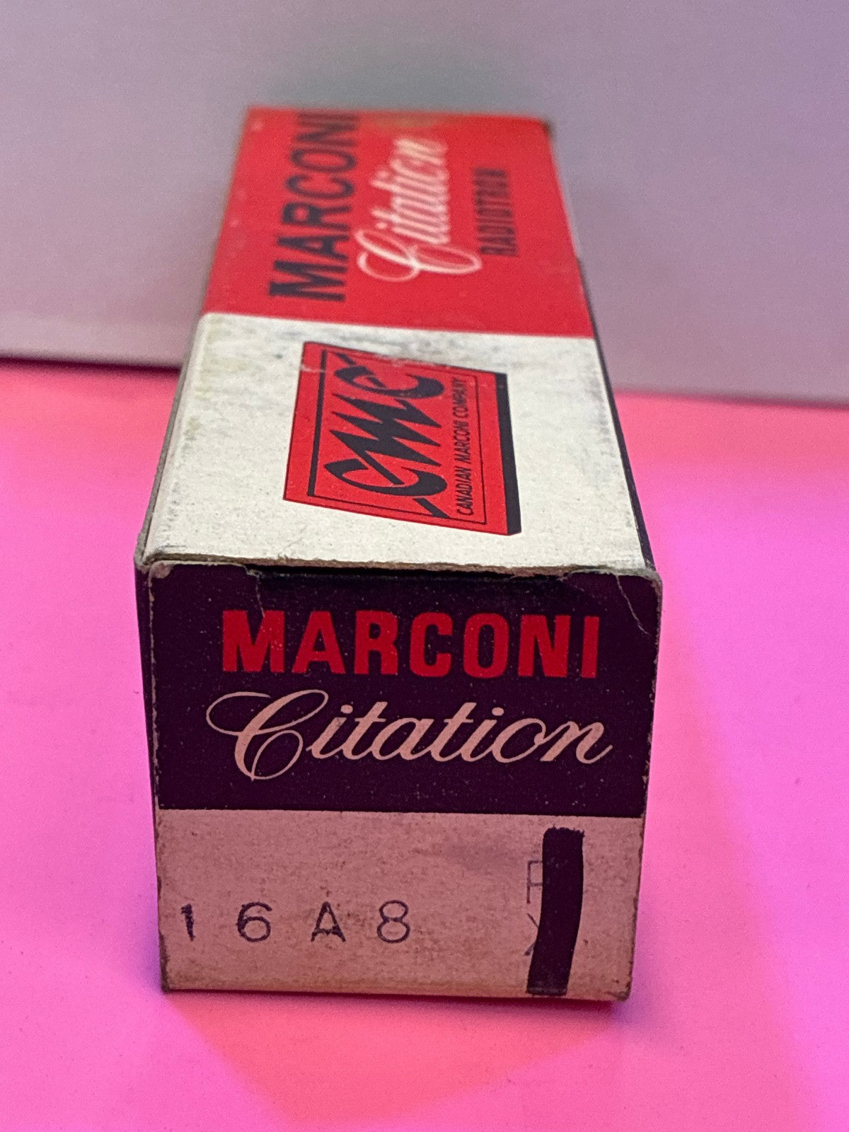 🔥 Marconi Citation 16A8 Vacuum Tube NOS Vintage Canadian Marconi CMC