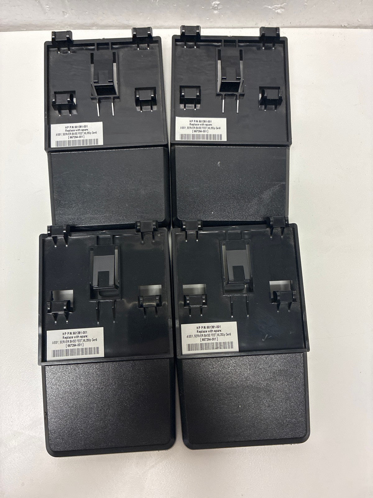 🔥 HP ProLiant ML350p Gen8 Server Base Feet Assembly 661381-001 Lot of 4