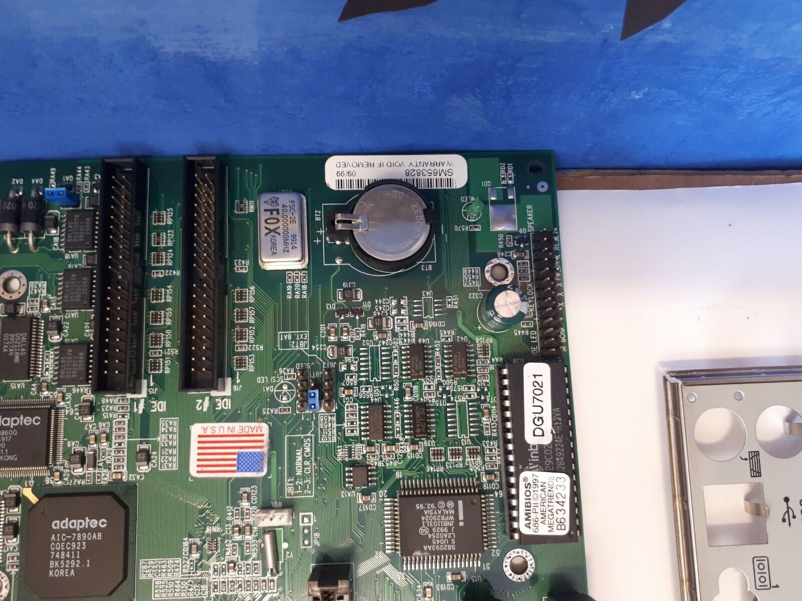 SUPER P6DGU motherboard SM653828 dual CPU Slots