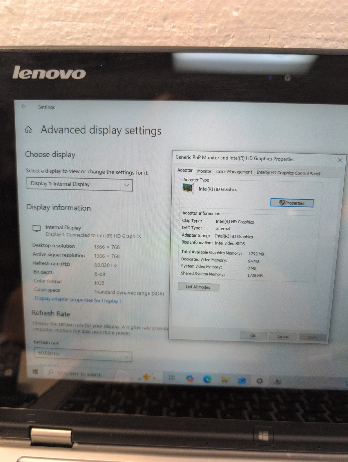 🎸 Lenovo Yoga 2 11 11" Touch Laptop N3520 CPU /4GB RAM 128GB SSD Win 10