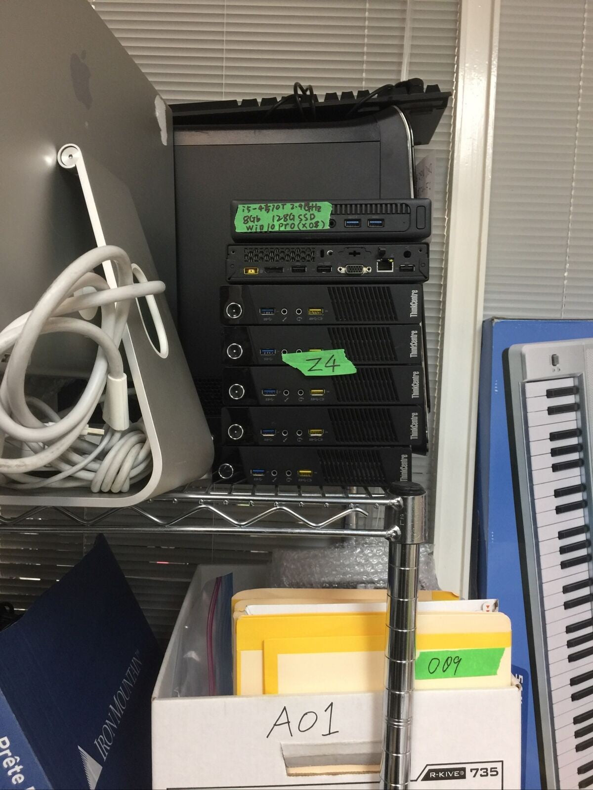 $ HP  MP9 9000 i5-4570T 2.9GHz 8GB RAM 128GB SSD win10 /w AC