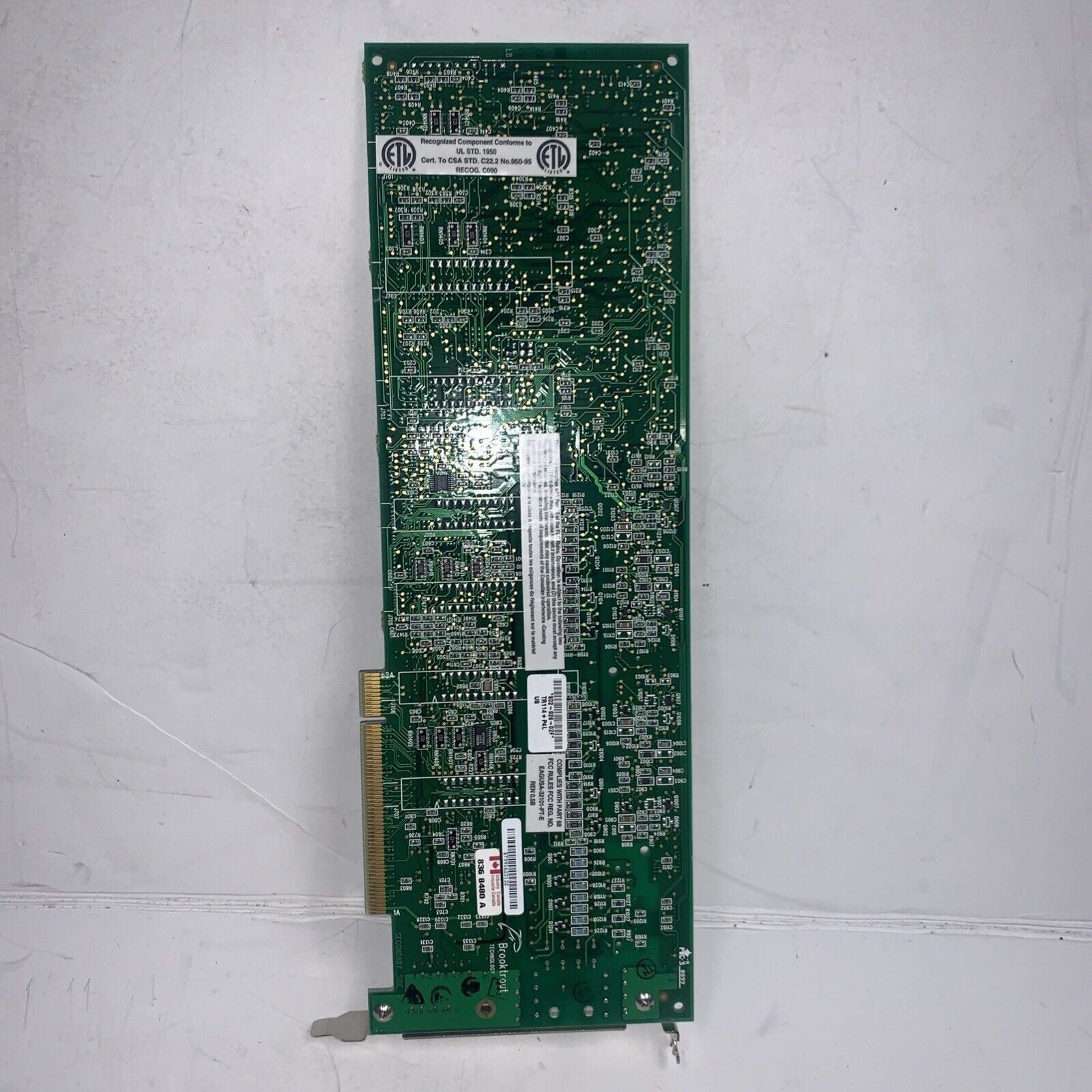 BROOKTROUT TECHNOLOGIES 802-926-5C 02F TR114+P4L ANALOG FAX BOARD TESTED