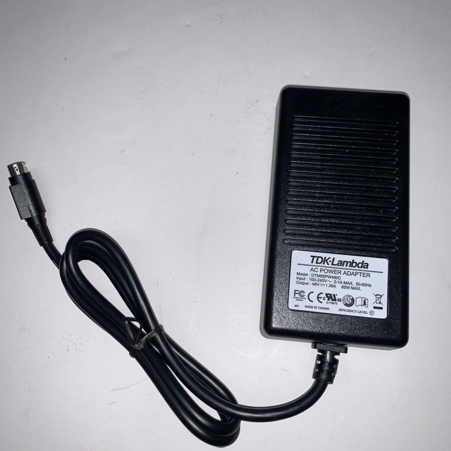 New ~ TDK-Lambda DTM65PW480C 48V 1.35A 65W AC Power Adapter Medical Grade 4-pin