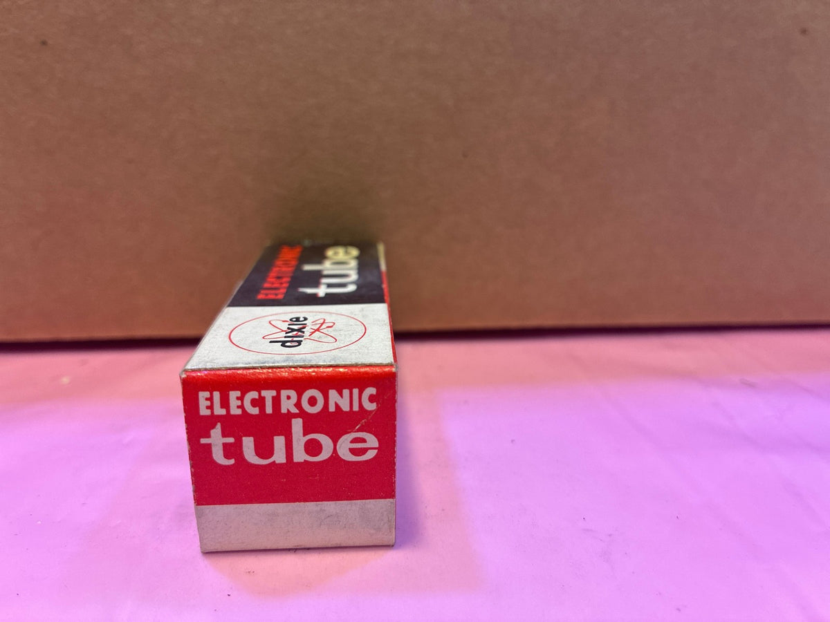 🔥 Dixie Electronic Vacuum Tube in Original Box Vintage Radio Tube