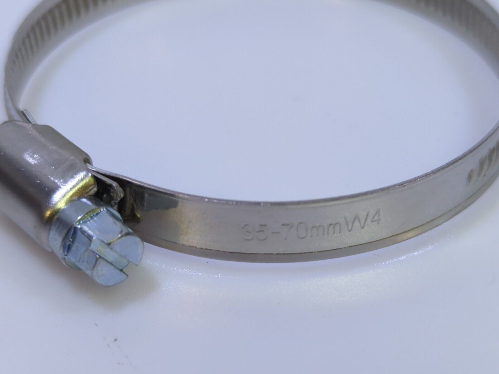 - NEW 1x Stainless Steel Metal Cable Zip Tie Strap Self-Locking 35-70mm W4